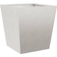 Berkfield Home Garden Planter 40x40x40 cm Stainless Steel in Silver | Size: 40 x 40 x 40 cm