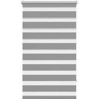 Berkfield Home Zebra Blind 90 x 150 cm Grey
