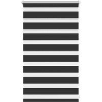 Berkfield Home Zebra Blind 50 x 100 cm Black