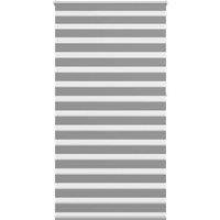 Berkfield Home Zebra Blind 120 x 230 cm Grey