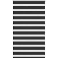 Berkfield Home Zebra Blind 100 x 175 cm Black