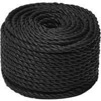 Berkfield Home Work Rope Black 14 mm 250 m Polypropylene