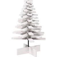 Berkfield Home Wooden Christmas Tree for Decoration White 80 cm Solid Wood Pine