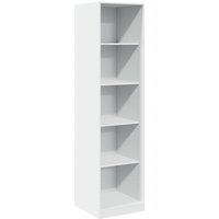 Berkfield Home Wardrobe White 50x50x200 cm Engineered Wood | Size: 50 x 50 x 200 cm
