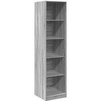 Berkfield Home Wardrobe Grey Sonoma 50x50x200 cm Engineered Wood | Size: 50 x 50 x 200 cm