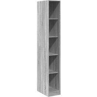 Berkfield Home Wardrobe Grey Sonoma 30x50x200 cm Engineered Wood | Size: 30 x 50 x 200 cm