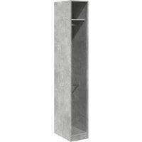 Berkfield Home Wardrobe Concrete Grey 30x50x200 cm Engineered Wood | Size: 30 x 50 x 200 cm