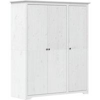 Berkfield Home Wardrobe BODO White 151.5x52x176.5 cm Solid Wood Pine
