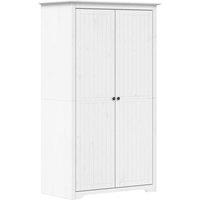 Berkfield Home Wardrobe BODO White 101x52x176.5 cm Solid Wood Pine