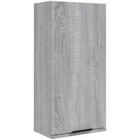 Berkfield Home Wall-mounted Bathroom Cabinet Grey Sonoma 32x20x67 cm | Size: 32 x 20 x 67 cm