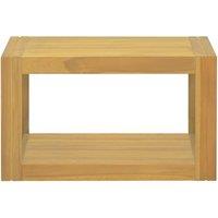 Berkfield Home Wall-mounted Bathroom Cabinet 60x45x35 cm Solid Wood Teak in Brown | Size: 60 x 45 x 35 cm