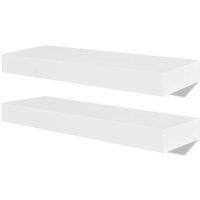 Berkfield Home Wall Shelves 4 pcs White 40 cm