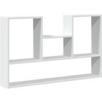 Berkfield Home Wall Shelf White 99x15x60 cm Engineered Wood | Size: 99 x 15 x 60 cm