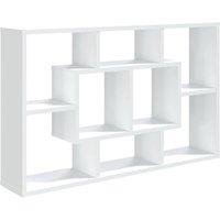 Berkfield Home Wall Shelf White 85x16x52.5 cm Engineered Wood