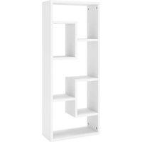 Berkfield Home Wall Shelf White 36x16x90 cm Engineered Wood | Size: 36 x 16 x 90 cm