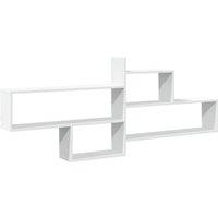 Berkfield Home Wall Shelf White 167.5x18x68 cm Engineered Wood