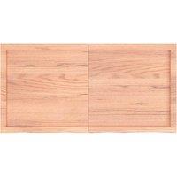 Berkfield Home Wall Shelf Light Brown 120x60x(2-6) cm Treated Solid Wood Oak