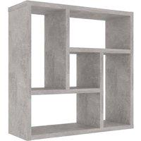 Berkfield Home Wall Shelf Concrete Grey 45.1x16x45.1 cm Engineered Wood