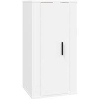 Berkfield Home Wall Mounted TV Cabinet White 40x34, 5x80 cm