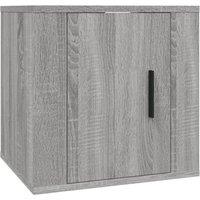 Berkfield Home Wall Mounted TV Cabinet Grey Sonoma 40x34, 5x40 cm