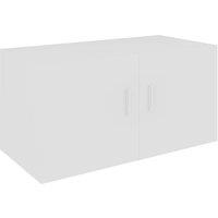 Berkfield Home Wall Mounted Cabinet White 80x39x40 cm Engineered Wood | Size: 80 x 39 x 40 cm