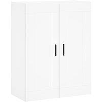 Berkfield Home Wall Mounted Cabinet White 69.5x34x90 cm Engineered Wood