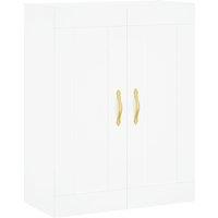 Berkfield Home Wall Mounted Cabinet White 69.5x34x90 cm Engineered Wood
