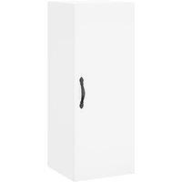 Berkfield Home Wall Mounted Cabinet White 34.5x34x90 cm Engineered Wood