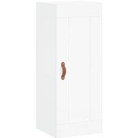 Berkfield Home Wall Mounted Cabinet White 34.5x34x90 cm Engineered Wood