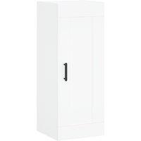 Berkfield Home Wall Mounted Cabinet White 34.5x34x90 cm Engineered Wood