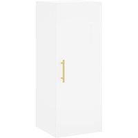 Berkfield Home Wall Mounted Cabinet White 34.5x34x90 cm