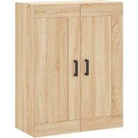 Berkfield Home Wall Mounted Cabinet Sonoma Oak 69.5x34x90 cm Engineered Wood in Brown