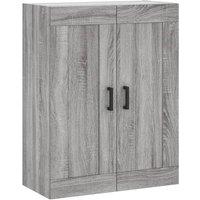 Berkfield Home Wall Mounted Cabinet Grey Sonoma 69.5x34x90 cm Engineered Wood