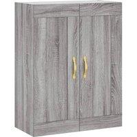 Berkfield Home Wall Mounted Cabinet Grey Sonoma 69.5x34x90 cm Engineered Wood