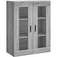 Berkfield Home Wall Mounted Cabinet Grey Sonoma 69.5x34x90 cm