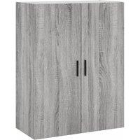 Berkfield Home Wall Mounted Cabinet Grey Sonoma 69.5x34x90 cm