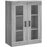 Berkfield Home Wall Mounted Cabinet Grey Sonoma 69.5x34x90 cm