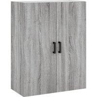 Berkfield Home Wall Mounted Cabinet Grey Sonoma 69.5x34x90 cm