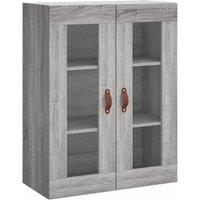 Berkfield Home Wall Mounted Cabinet Grey Sonoma 69.5x34x90 cm