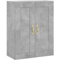 Berkfield Home Wall Mounted Cabinet Concrete Grey 69.5x34x90 cm Engineered Wood