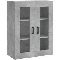 Berkfield Home Wall Mounted Cabinet Concrete Grey 69.5x34x90 cm