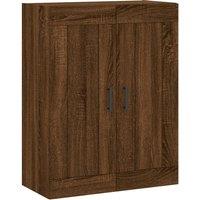 Berkfield Home Wall Mounted Cabinet Brown Oak 69.5x34x90 cm Engineered Wood