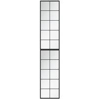 Berkfield Home Wall Mirrors 2 pcs Black 100x40 cm Metal