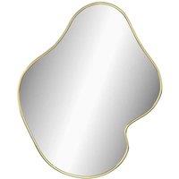 Berkfield Home Wall Mirror Gold 60x50 cm