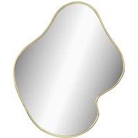 Berkfield Home Wall Mirror Gold 50x40 cm
