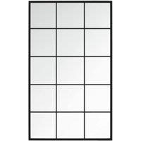 Berkfield Home Wall Mirror Black 100x60 cm Metal