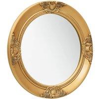 Berkfield Home Wall Mirror Baroque Style 50 cm Gold
