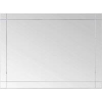 Berkfield Home Wall Mirror 60x50 cm Glass in Silver