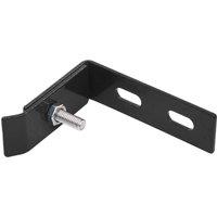 Berkfield Home Wall Corner Connector 10 Sets Anthracite in Black