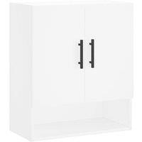 Berkfield Home Wall Cabinet White 60x31x70 cm Engineered Wood | Size: 60 x 31 x 70 cm